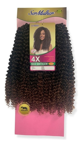 Cabelo Orgânico Cacheado Sara Crochet Braid Ser Mulher 340 G