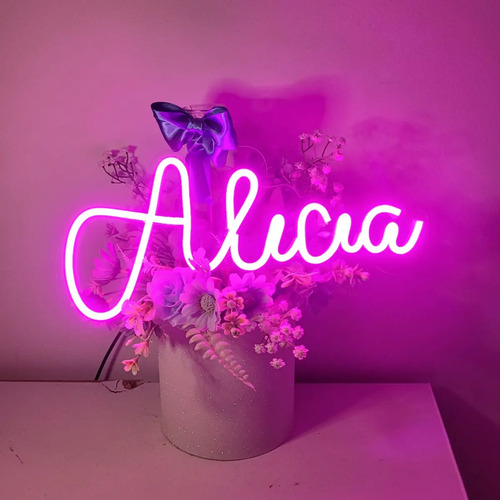 Letreiro Neon Led Com Nome 35cm (até 5 Letras)