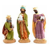 Los 3 Reyes Magos 30cm Resina Fina (están Hermosos)