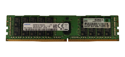 Memória Samsung 16gb Pc4-2400 Rdimm M393a2g40eb1-crc @