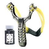 Atiradeira Estilingue Profissional Slingshot M1 + 300esferas