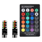 Kit 2 Piojitos Led T10 Moto Control Multicolor Mav