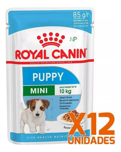 Alimento Humedo Perro Pouch Royal Canin Mini Puppy 12un. 
