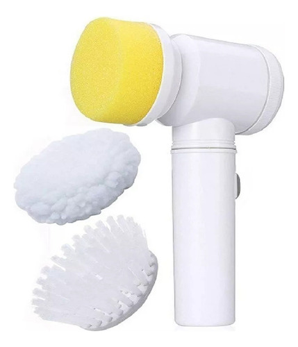 Escova Esfregão De Limpeza 4 Em 1 Elétrico Giratório Mini