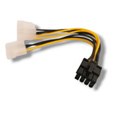 Cable Adaptador Poder Pci E Express 8pin 2x Molex 4pin Atx