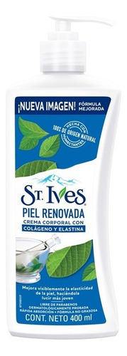 Crema Loción Corporal St Ives Piel Elastina Colageno Humecta