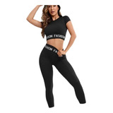 2 Piezas Traje De Yoga Correr Fitness Ropa Deportiva