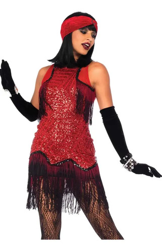 Disfraz De Los Años 20s De Dama Halloween Gatsby Mujer Costume | Envío gratis