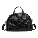 Bolso Bandolera Casual Lindo For Mujer, Bolso Acolchado, Cor