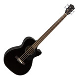 Bajo Electroacustico Fender Cb-60sce Fishman, Negro Acabado Del Cuerpo Caoba Laminada Cantidad De Cuerdas 4 Orientación De La Mano Diestro