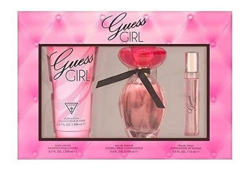 Set Guess Girl Dama Guess 3 Pz - Perfume Original