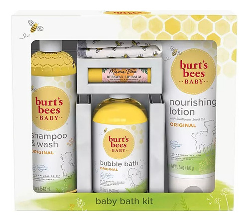 Set De Baño Burts Bees Baby Bath Kit
