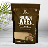 Proteina Kardagar Premium Whey Chocolate Endulzado Stevia 1 Kg
