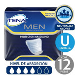 Protector Masculino Incontinencia Tena For Men 12 Un