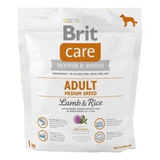 Alimento Brit Brit Care Adult Para Perro Adulto De Raza Mediana Sabor Cordero Y Arroz En Bolsa De 1kg