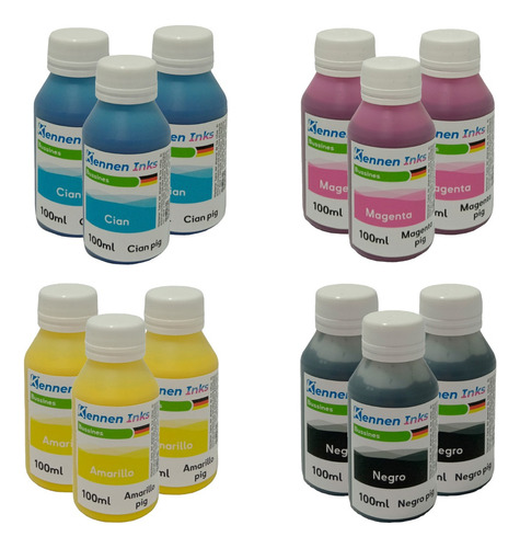 Tinta Kennen Inks Para Canon Gx7010 Gi16 Combo 4x300ml