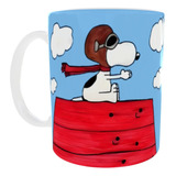 Taza De Ceramica Snoopy Volando Mod 1