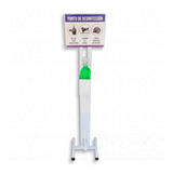 Dispensador Pedal Punto Desinfección +500ml Gel Antibacteria