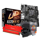 Kit Placa Mãe A520m K Ryzen 3 3200g Ram 2x8gb 3200mhz