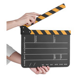 Scene Clapper Film Stick, Erase Black Dry Director, Acrílico