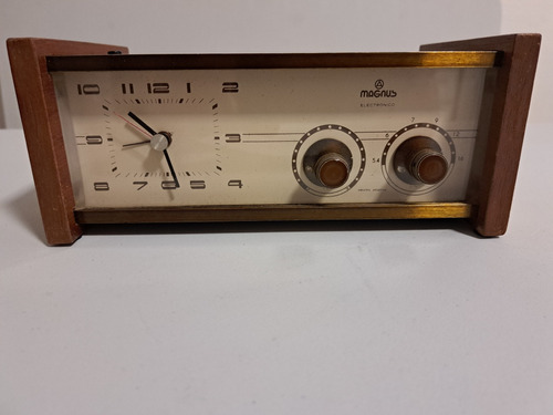 Audio Vintage Equipo Reloj Electronico Radio Con Despertador