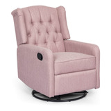 Silla Reclinable Giratoria Tapizada Noble House Sanborn,