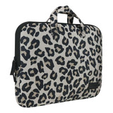 Funda Laptop Bit 14  Animal Print Beige Head