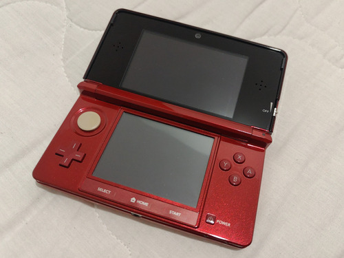 Old Nintendo 3ds Rojo Japonés Completo