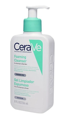 Gel Cerave Limpiador Espumoso 236ml