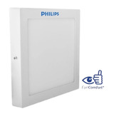 Panel Plafon Led 18w Aplicar Cuadrado - Philips -