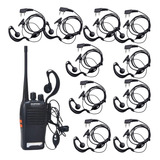 Kit 15 Fone Para Radio Comunicador Baofeng 888s 777s Uv5r 