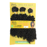 Cabelo Cacheado Fibra Orgânica Goivo Afro Volumoso 60cm 285g Cor Castanho Escuro Cor 02