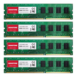 Memoria Ram Gigastone 4 X 8 Gb (32 Gb) 1600 Mhz Ddr3, 32 Gb