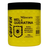 Máscara De Mel Com Queratina Coiffer Brilho E Nutrição 500g