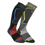 Pack X2 Medias Sox Ski Snowboard Tecnologia In-flex Frio