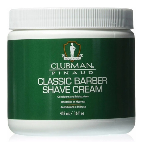 Crema Para Afeitar Brocha X 453ml Barbero Clubman Pinaud En