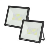 Set 2 Reflectores Exterior Jardin Interior Watts Potencia Ip