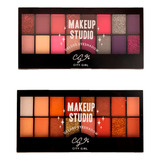 Paleta Sombras Ojos Satinado Brilloso Natural City Girl