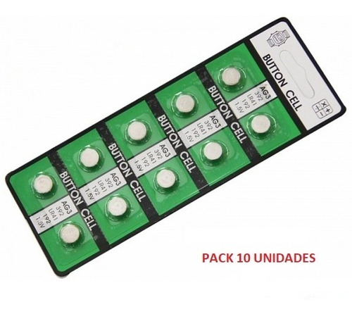 Pack 10 Pilas Ag3 Lr-41 1.55v