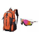 Mochila Impermeavel Mochila Alpinista+oculos Esportivo