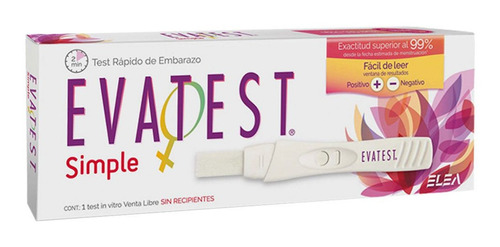 Test Embarazo Evatest Simple X 1 Un