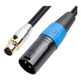 Cable Adaptador Xlr Macho A Xlr Hembra De 3 Pines, Cable Bal