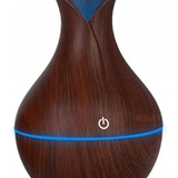 Humidificador Pebetero Diseño Madera Difusor De Aromas