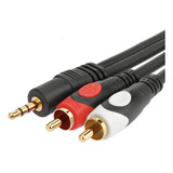 Cable Audio Plug 3.5 A Rca Estereo, 20 Metros.
