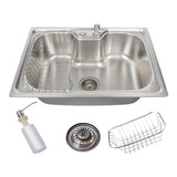 Cuba Gourmet Cozinha Aço Inox 304 Com Acessórios 60x42cm