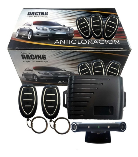 Kit Alarma Racing  Para Autos Con Sensor Volumetrico 