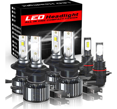 Kit De Focos Led De 4 Lados Para Seat Toledo 2013 2015-2019