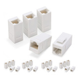 Acoplador Rj45 Conector Keystone En Línea, Hembra A He...