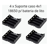 4x Suporte Caso 4x1 Para Bateria De Lítio 18650