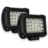 Par Faros Auxiliares Dually 24 Leds Luz Fija Y Estrobo